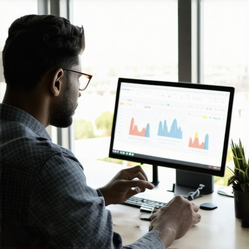 Digital marketer using AI tools for local SEO analysis in Chandler