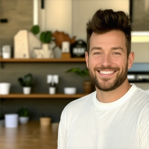 Local business owner enhancing Google My Business listing with Chandler landmarks