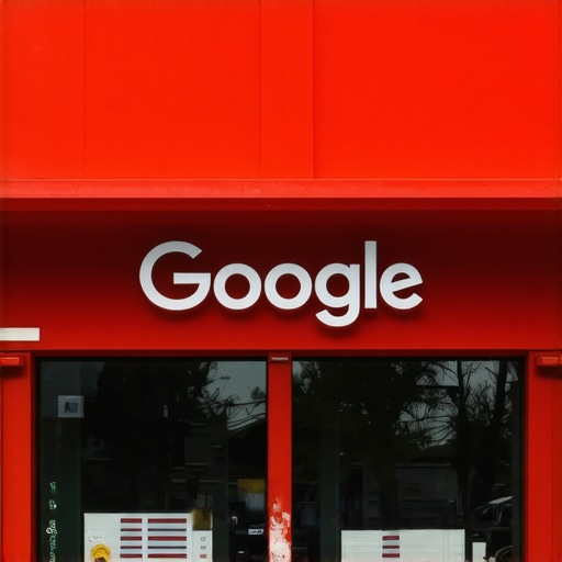 Chandler storefront showing Google Maps interface overlay