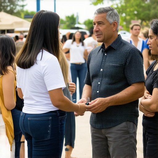 Chandler Community Event Local Chandler community gathering with businesses and residents