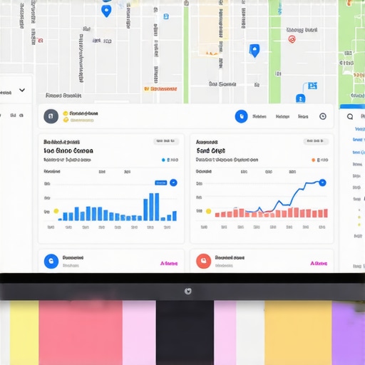 Local SEO Dashboard in Chandler Monitor with maps ranking analytics for Chandler, Arizona showing local SEO metrics.