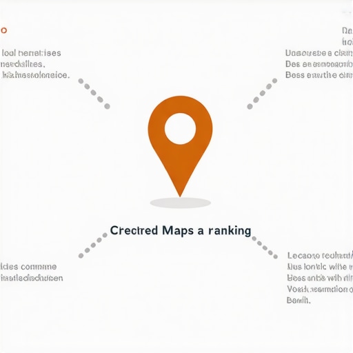 Visual guide showing steps for optimizing Google Maps rankings in Chandler