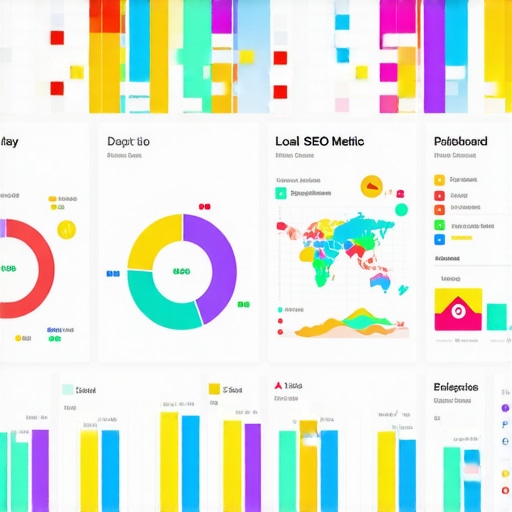A professional digital marketing dashboard showing local SEO and maps ranking analytics for Chandler, Arizona.