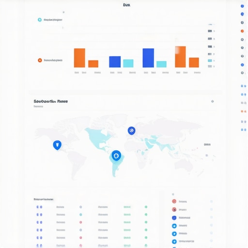 Dashboard showing local SEO metrics and rankings across Arizona cities