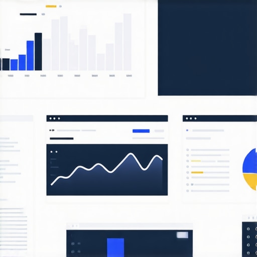 Laptop displaying local SEO analytics and Google Maps performance charts