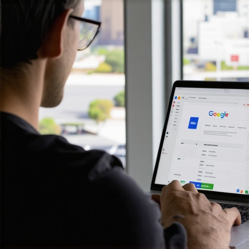 Digital marketer reviewing Google Maps analytics for Chandler business