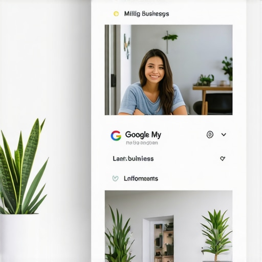 Business owner improving Google My Business profile with fresh photos in Chandler.